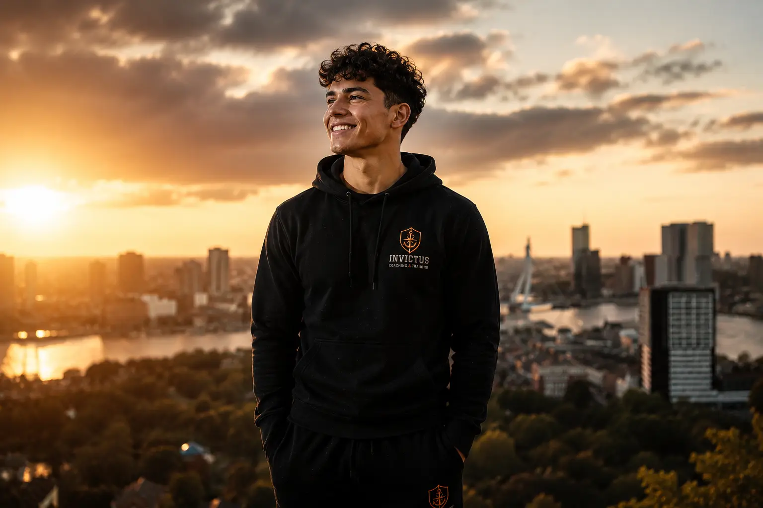Jongeren tijdens een Invictus Youth-training in de buitenlucht