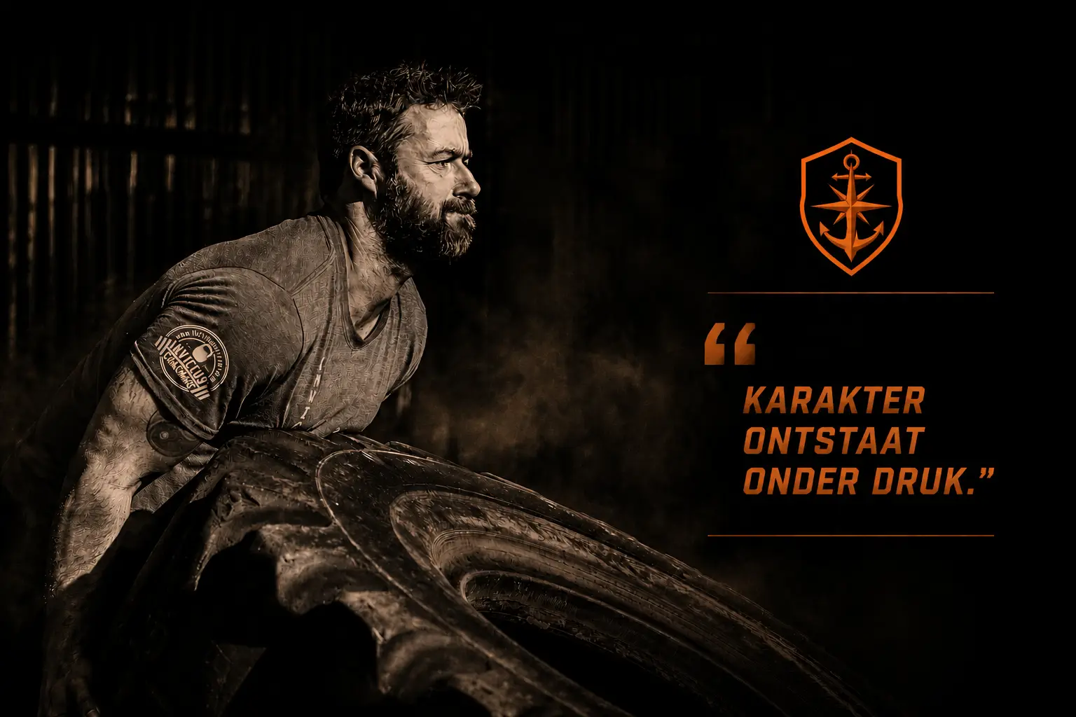 Tactical Strength & Conditioning-training met tractorband bij Invictus